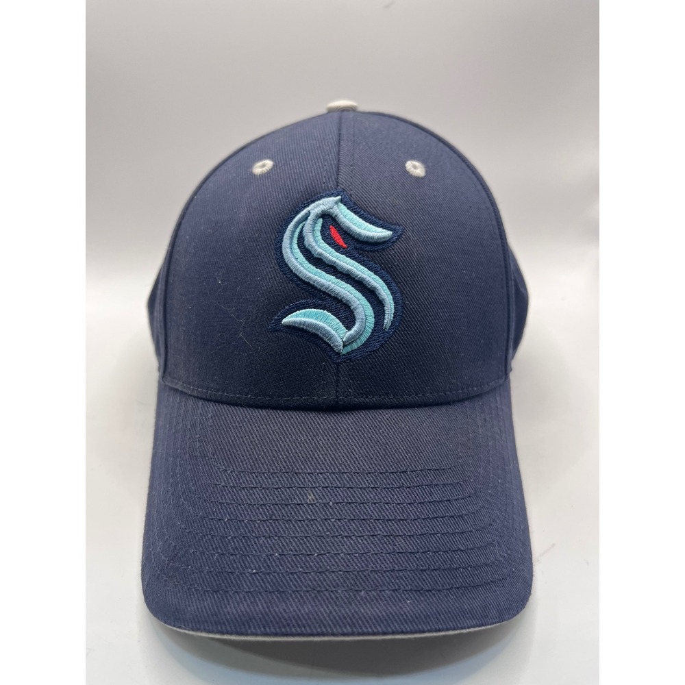 Fan Favorite Seattle Kraken NHL Hat‎ Mens Navy Blue Adjustable Baseball Cap